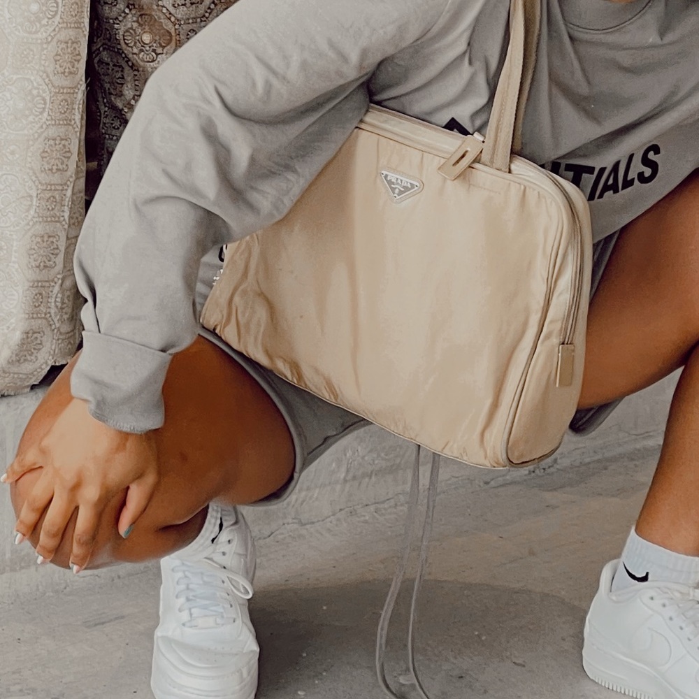 Authentic Prada nylon tote